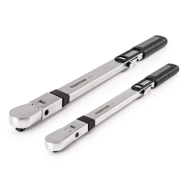 3/8, 1/2 Inch Drive 72-Tooth Split Beam Torque Wrench Set (2-Piece)